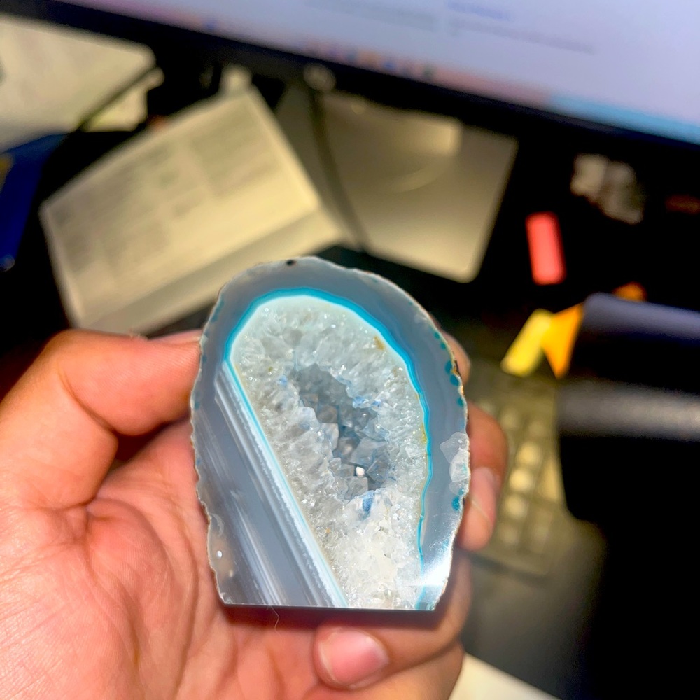 Blue quartz rock